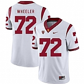 USC Trojans 72 Chad Wheeler White College Football Jersey Dzhi,baseball caps,new era cap wholesale,wholesale hats